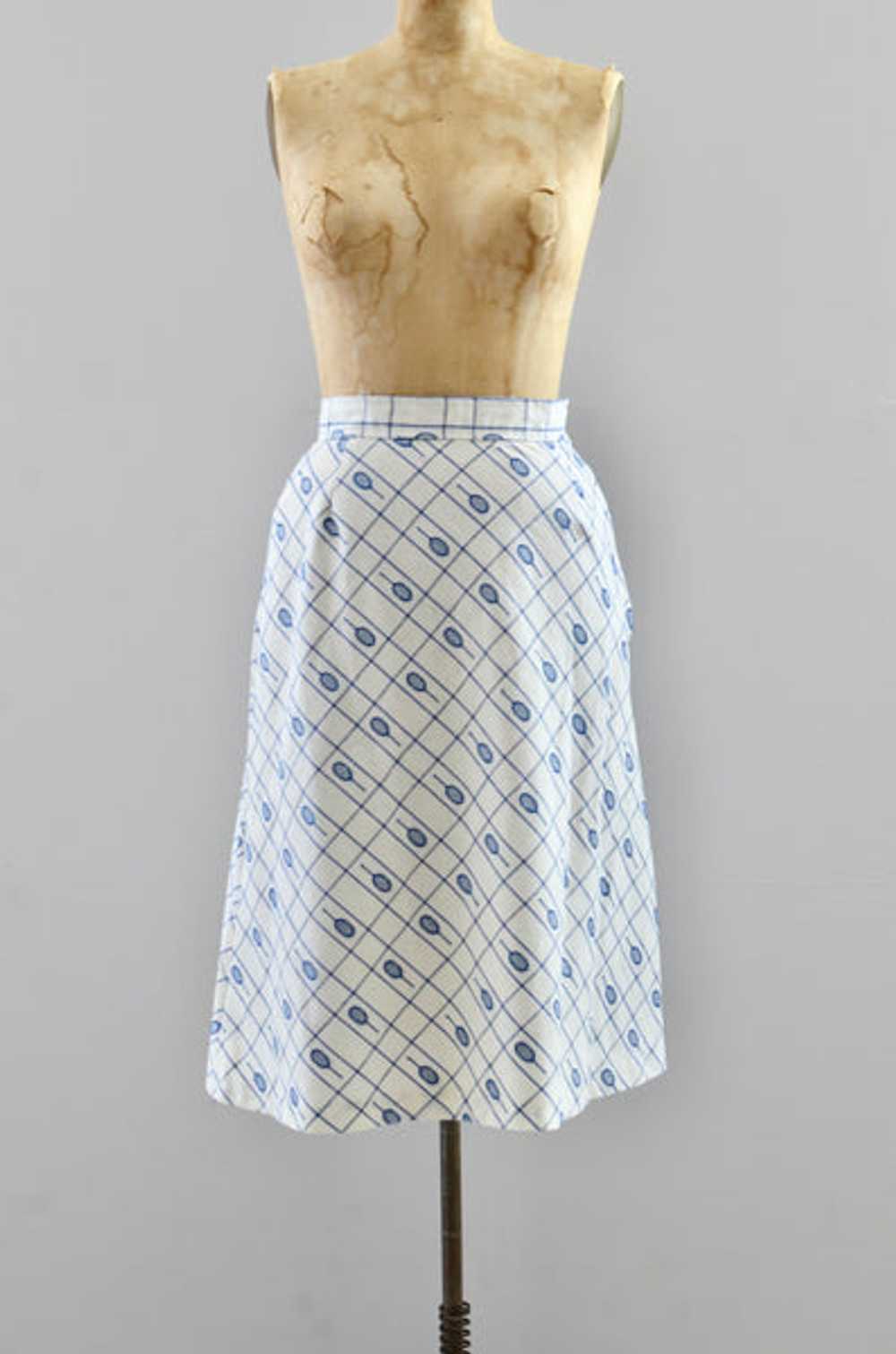 Vintage Tennis A-line Skirt - image 2