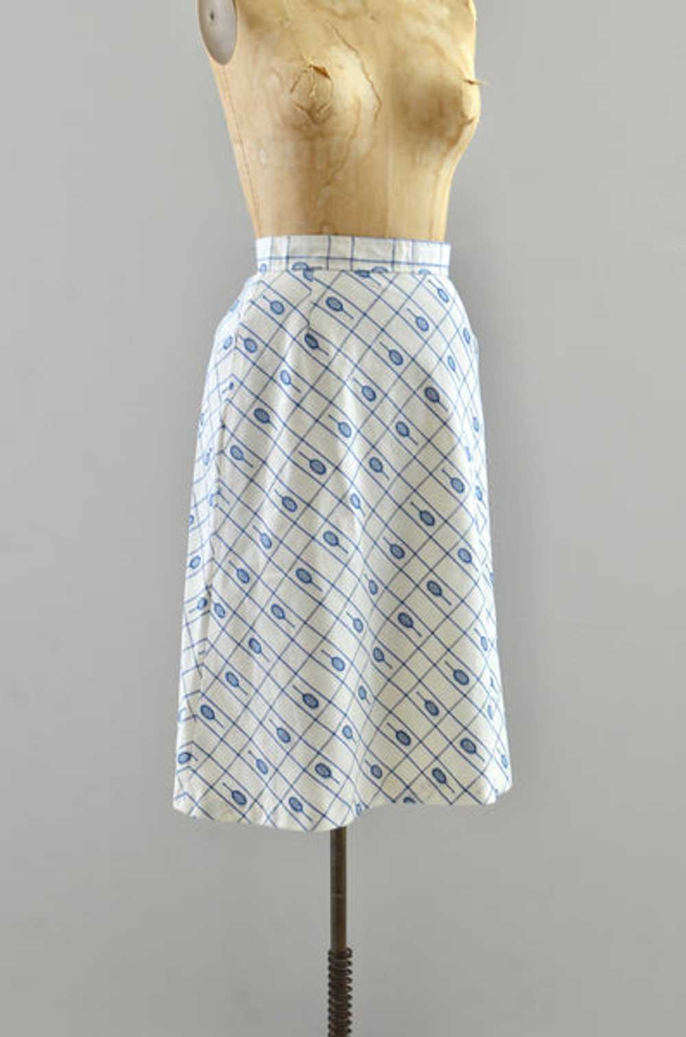 Vintage Tennis A-line Skirt - image 4