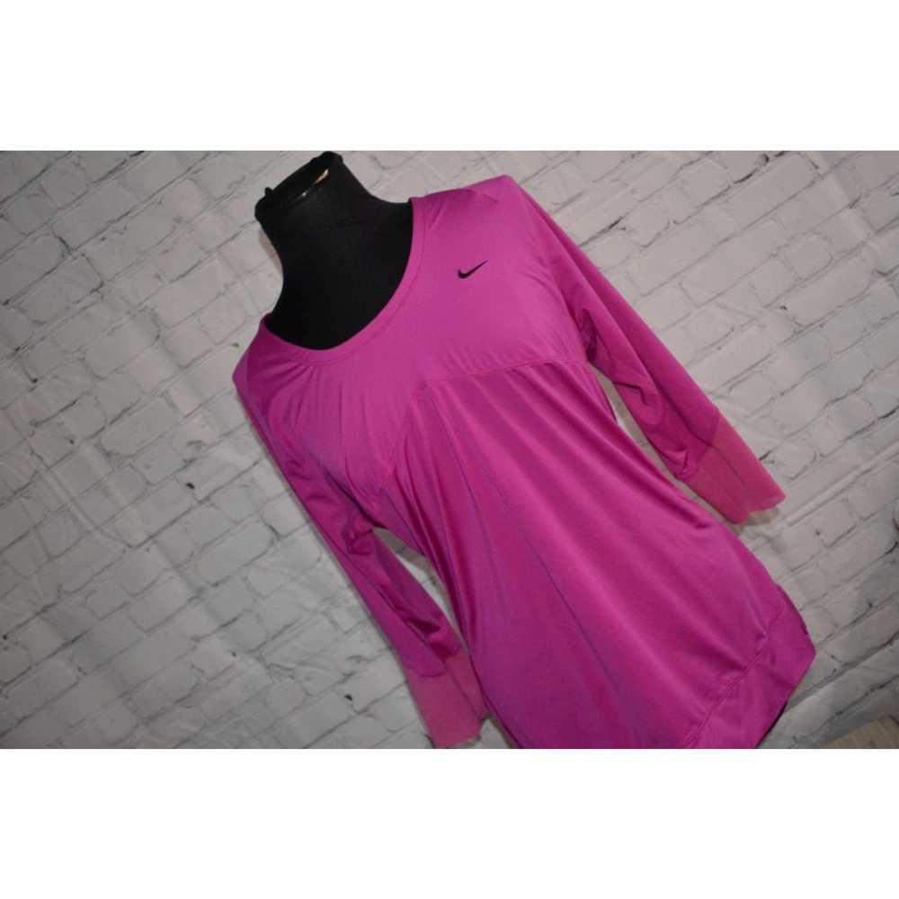 Nike 42840-a Nike Gym Shirt Athletic Workout Pink… - image 3