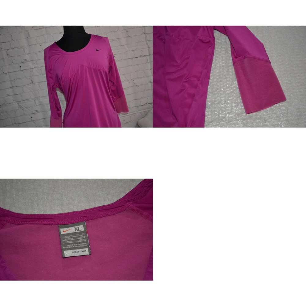 Nike 42840-a Nike Gym Shirt Athletic Workout Pink… - image 4
