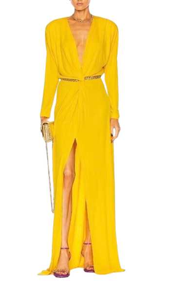 Product Details Dundas Yellow Garbo Maxi Dress