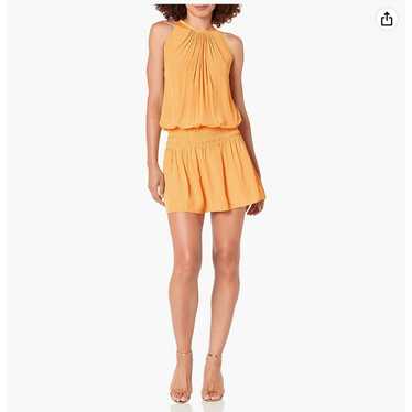 Ramy Brook Paris Sleeveless Mini Dress Orange - image 1