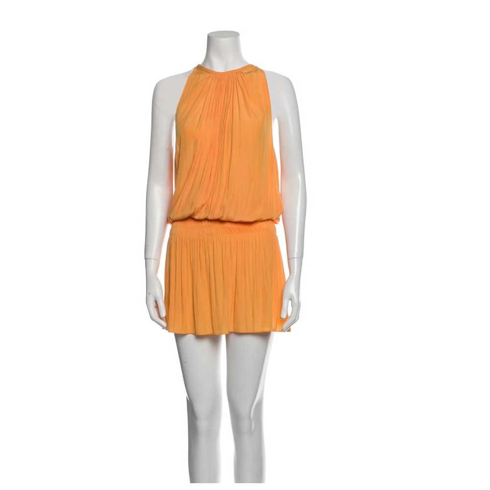 Ramy Brook Paris Sleeveless Mini Dress Orange - image 3