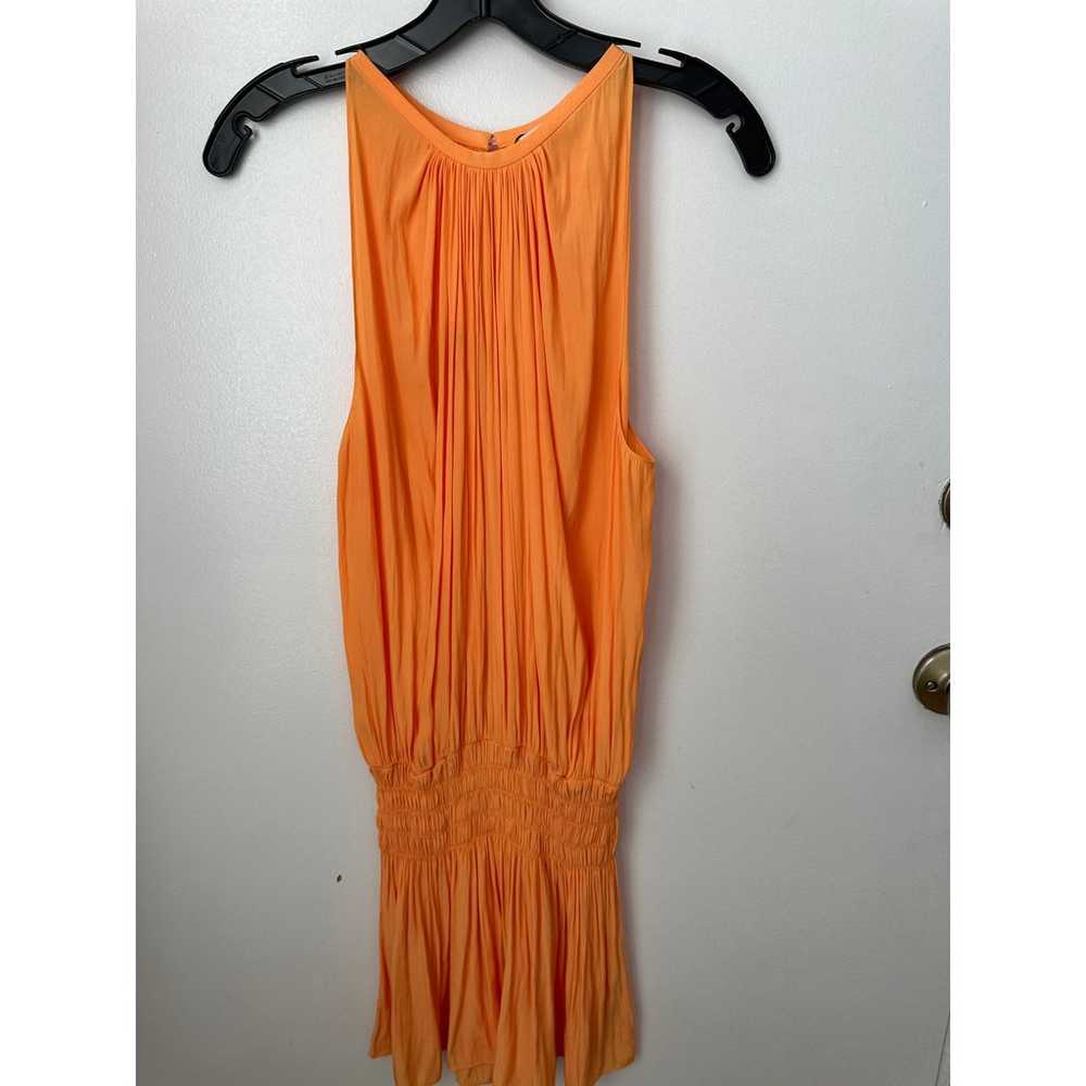Ramy Brook Paris Sleeveless Mini Dress Orange - image 6