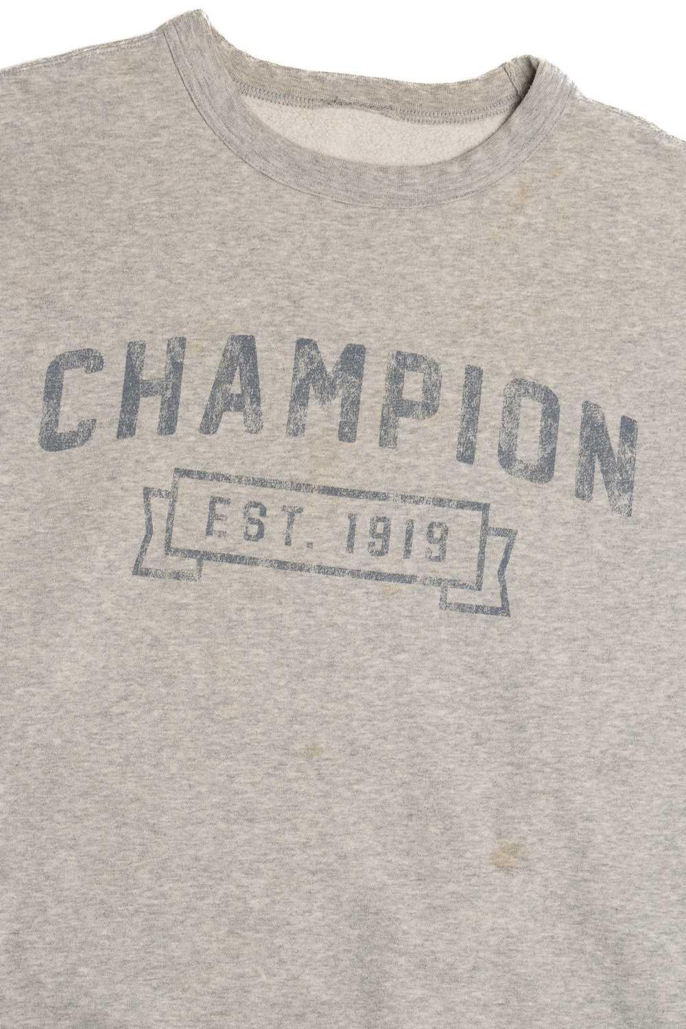 Vintage "Champion Est. 1919" Sweatshirt - image 2