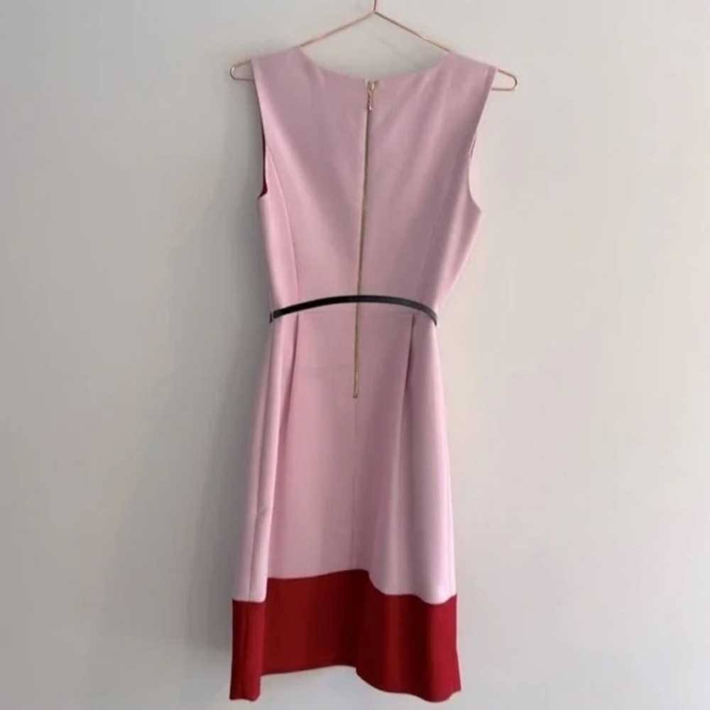 NWOT Kate Spade Color Block Dress w/ Belt Size 2 - image 4