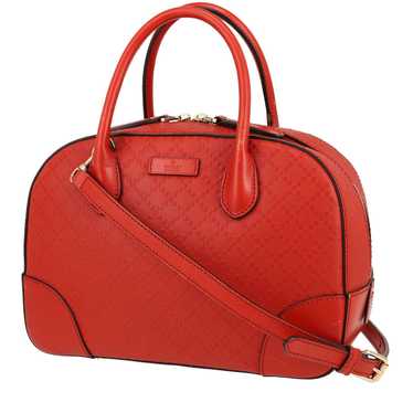 Gucci Bright Diamante handbag in red monogram lea… - image 1