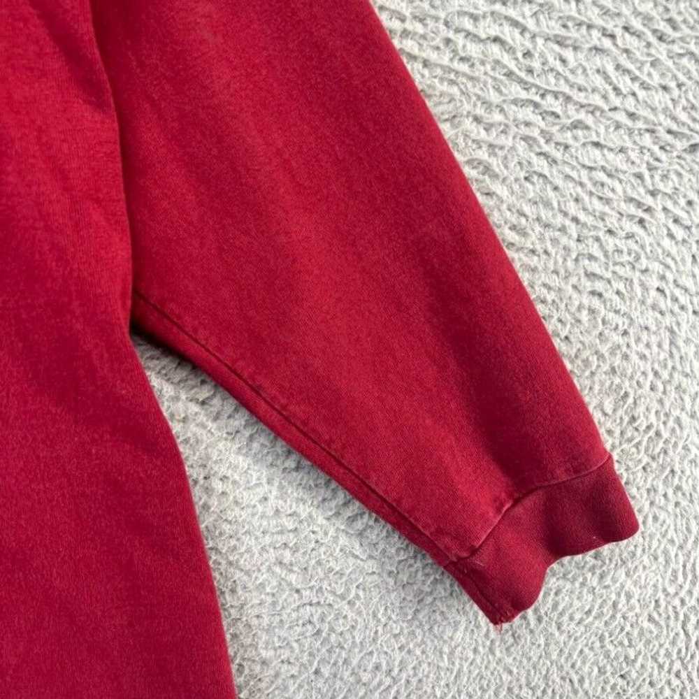 Nike Vintage Nike Shirt Men's Medium Red Dark Moc… - image 2