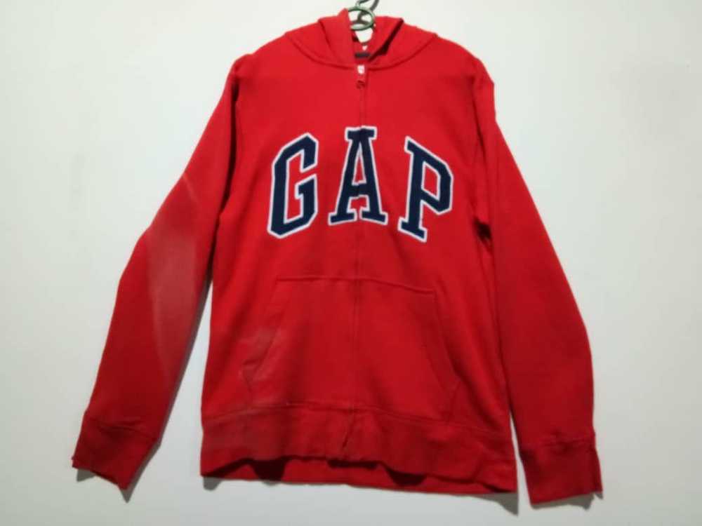 Custom Sweatshirt × Gap × Vintage GAP Kids Zipper… - image 1