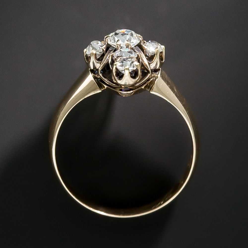 Victorian Diamond Dinner Ring - image 5