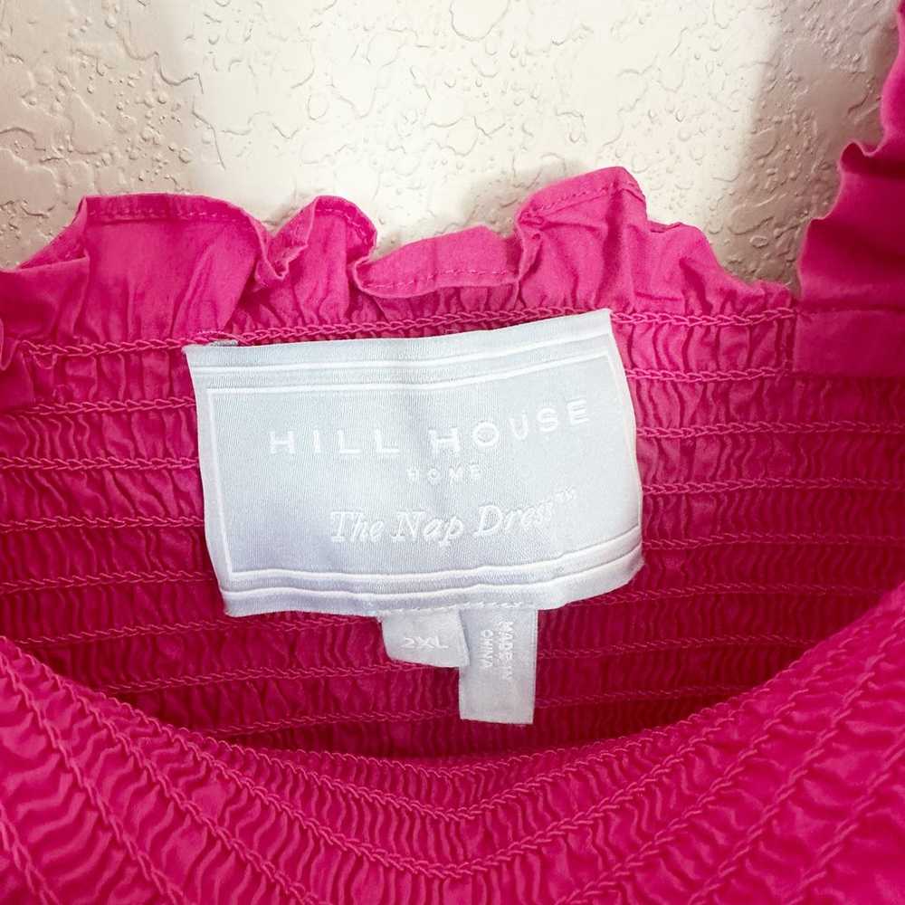 Hill House The Ellie Nap Dress In Poppy Hot Pink … - image 3