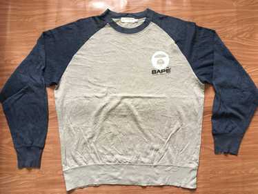 Bape VINTAGE BAPE A BATHING APE GENERAL RAGLAN SW… - image 1