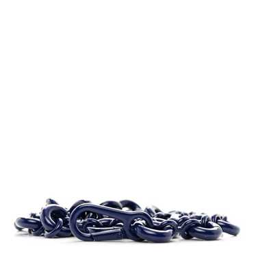 LOEWE Brass Monochrome Donut Chain Shoulder Strap… - image 1
