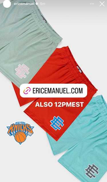 Eric Emanuel × Streetwear NEW Eric Emanuel scarlet