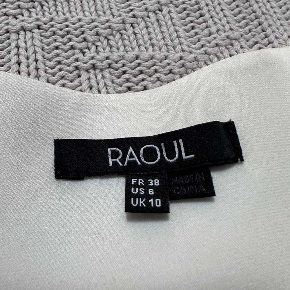 Raoul white embellished silk maxi dress size 6 - image 11
