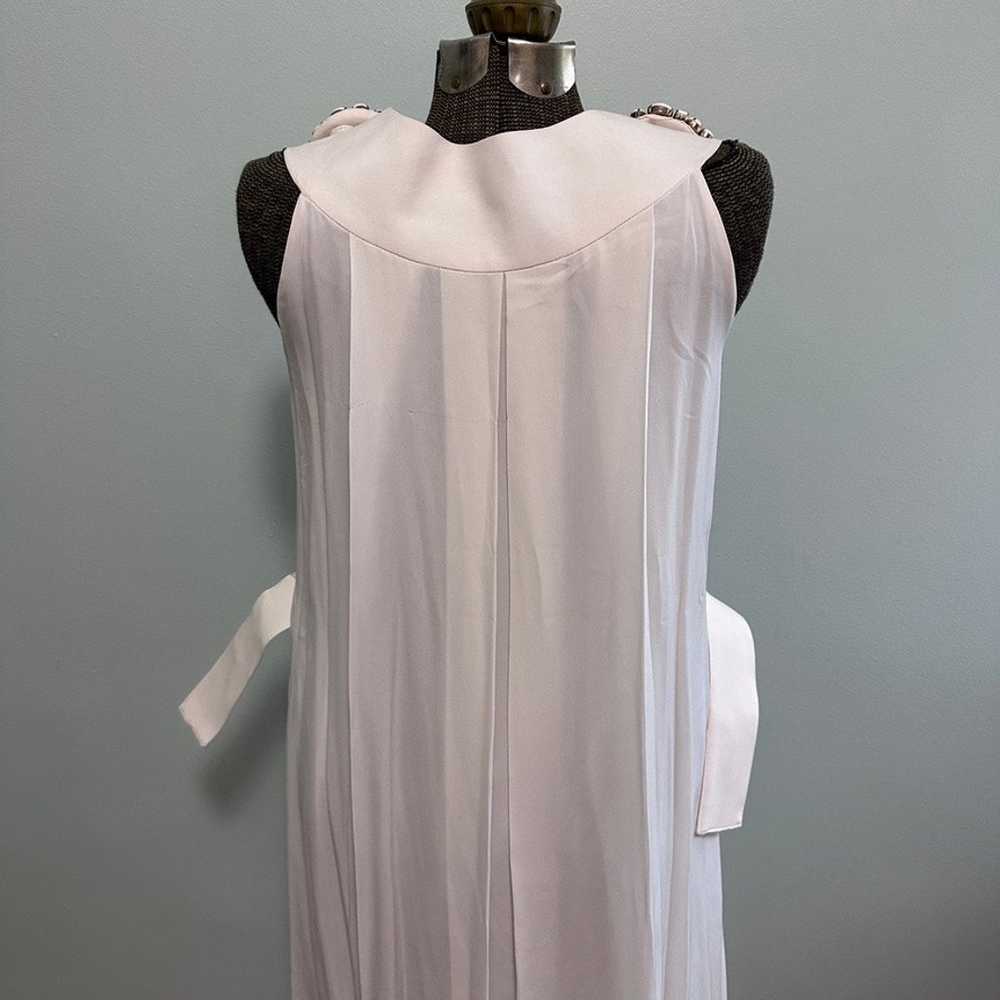 Raoul white embellished silk maxi dress size 6 - image 9