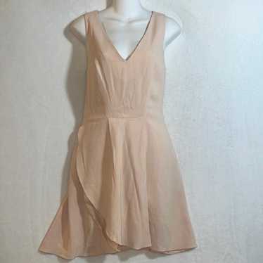 Balenciaga Blush Pink Wrap Short Mini Dress Size 4