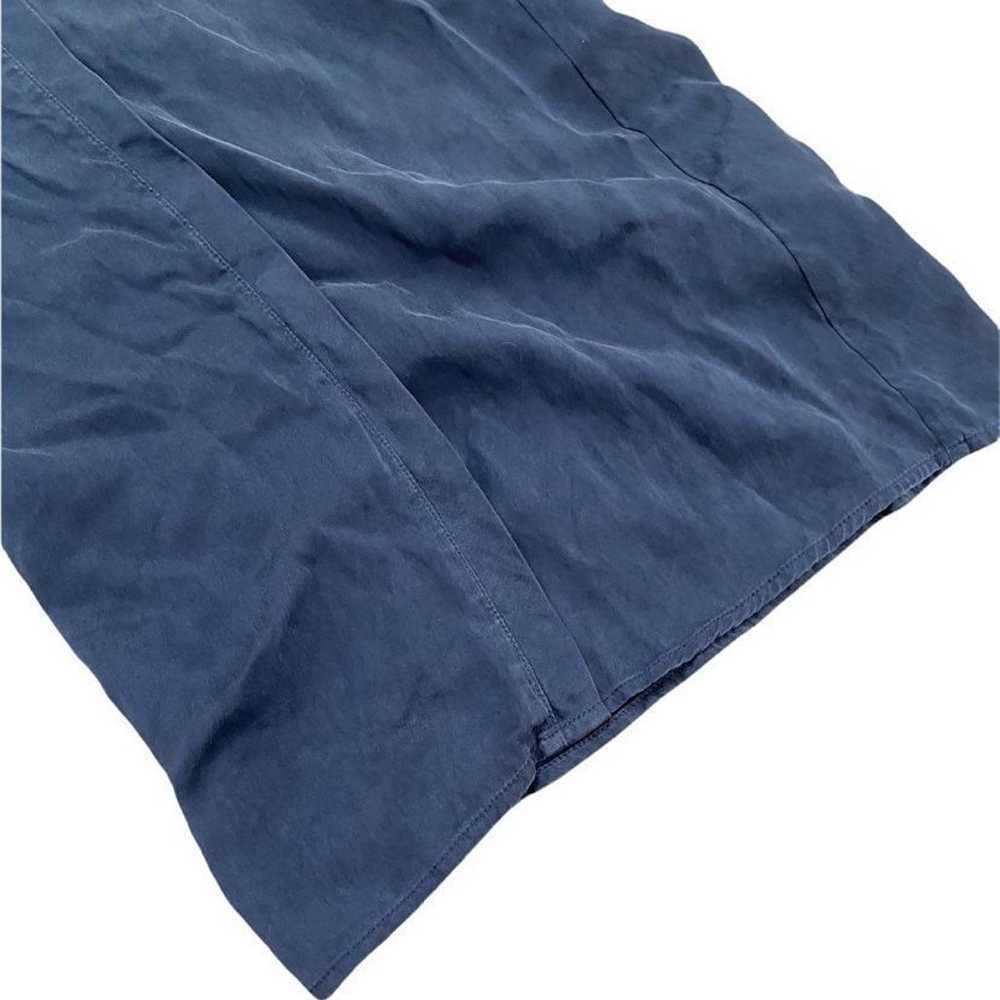Lunya Navy Blue 100% Silk Sleeveless Jumpsuit - image 10