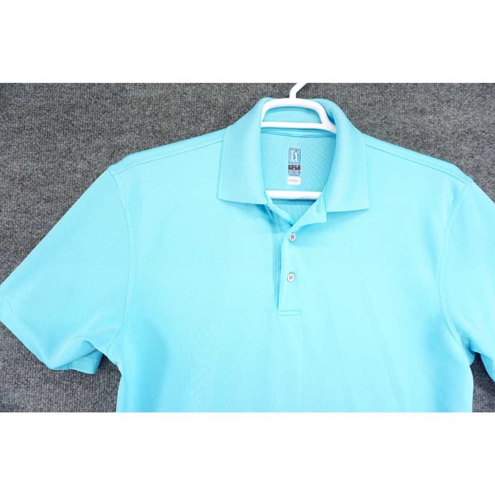 Pga Tour PGA Tour Polo Shirt Mens Blue Airflux Sh… - image 1