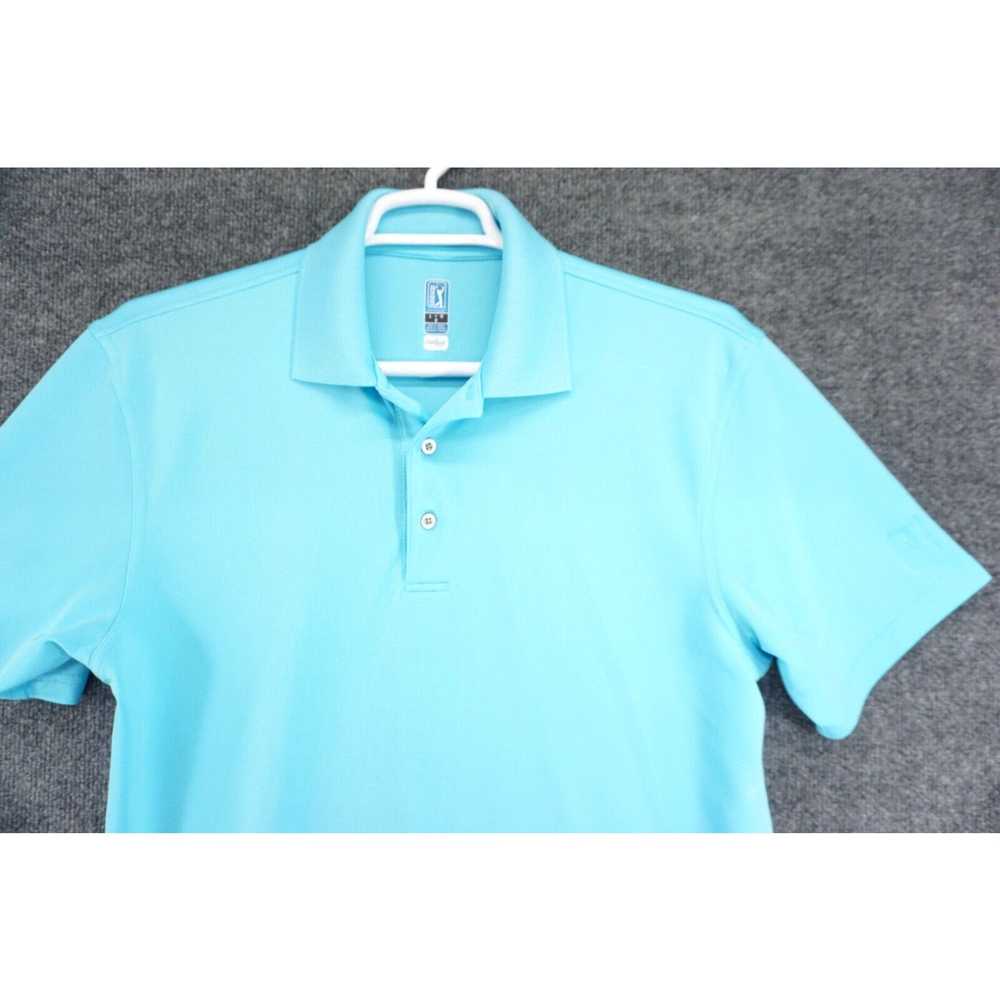 Pga Tour PGA Tour Polo Shirt Mens Blue Airflux Sh… - image 3
