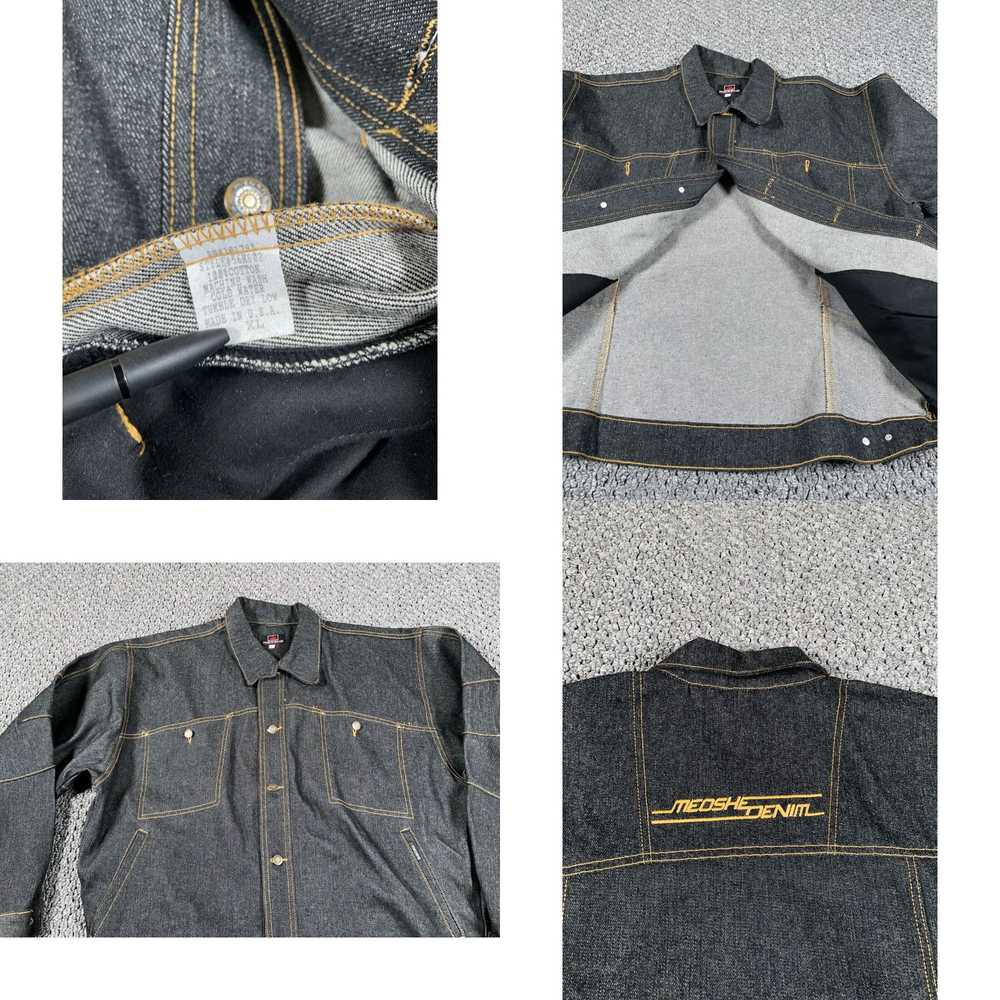 Vintage VTG Y2K Streetwear Style Trucker Jacket A… - image 4