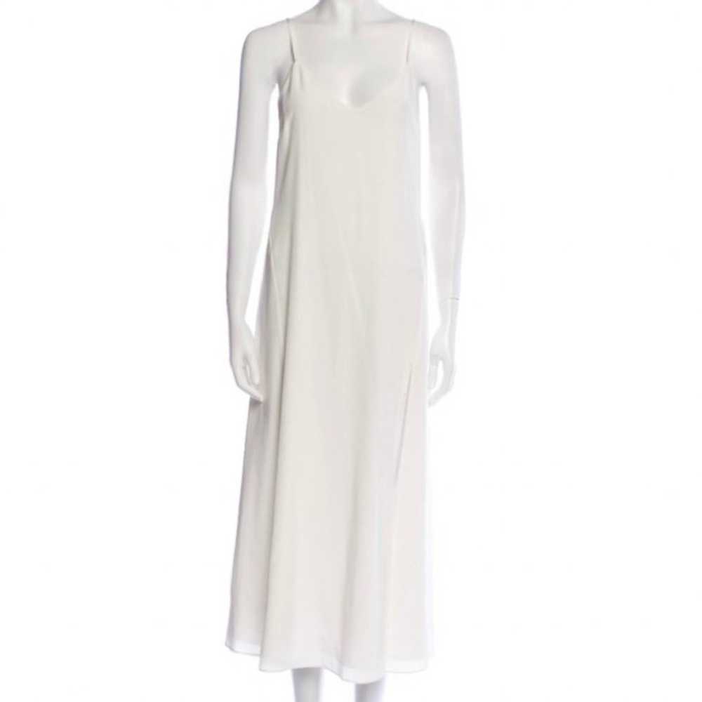 Fleur Du Mal White Silk Slip Dress - image 1