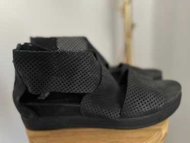EILEEN FISHER Black Platform Sandals (10) | Used,… - image 1