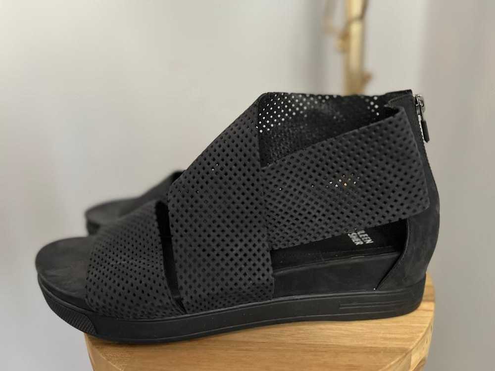EILEEN FISHER Black Platform Sandals (10) | Used,… - image 4