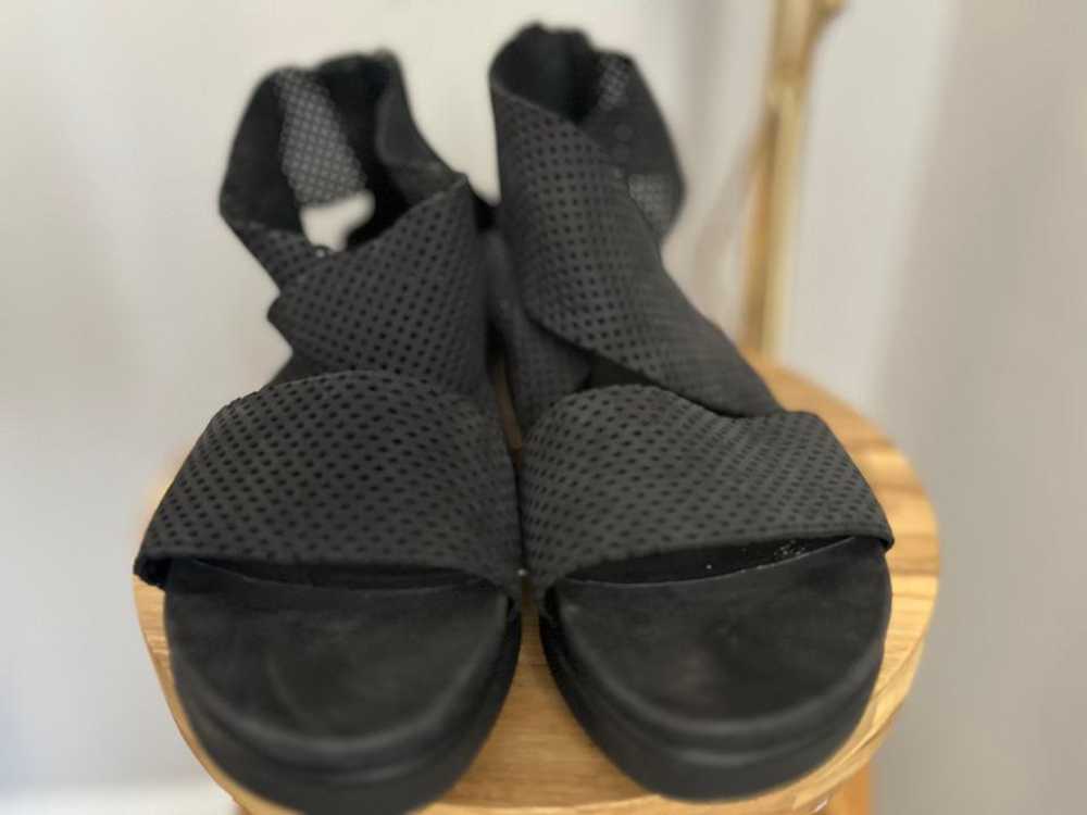 EILEEN FISHER Black Platform Sandals (10) | Used,… - image 6