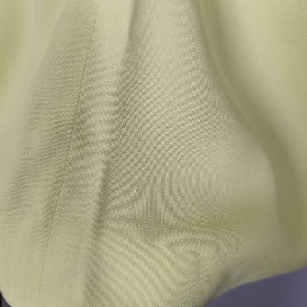 Self-Portrait Lime Cutout Ruched Mini Dress Long … - image 12