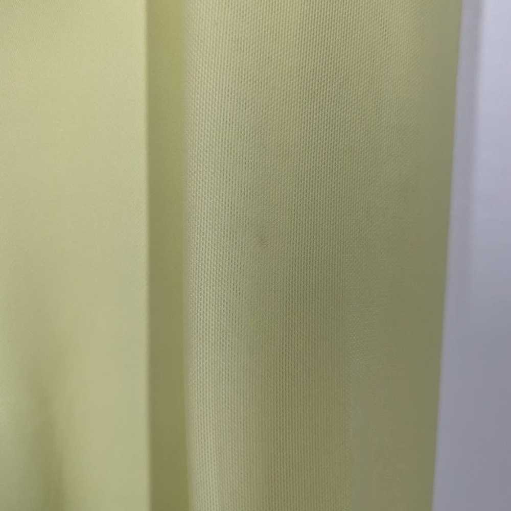 Self-Portrait Lime Cutout Ruched Mini Dress Long … - image 4