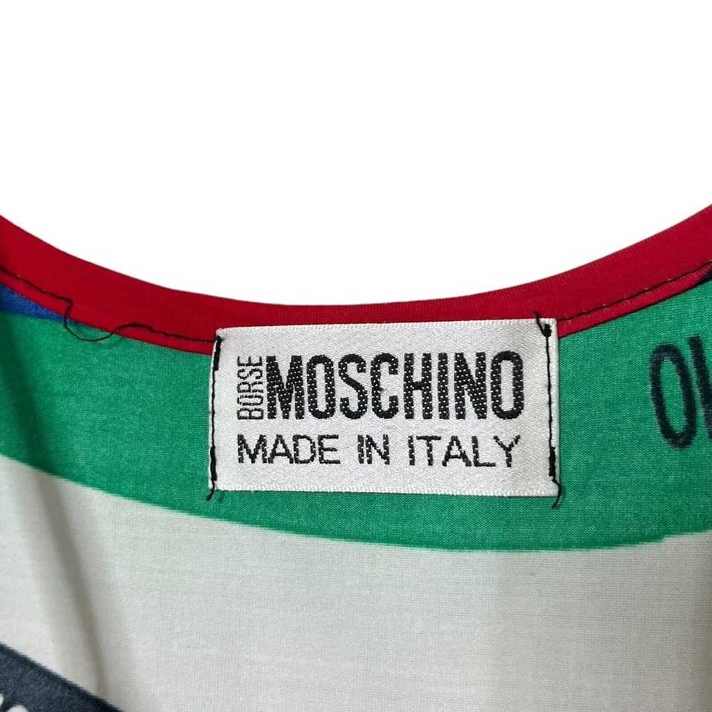 Moschino 1990s 90s Vintage Graphic Logo Print Min… - image 7