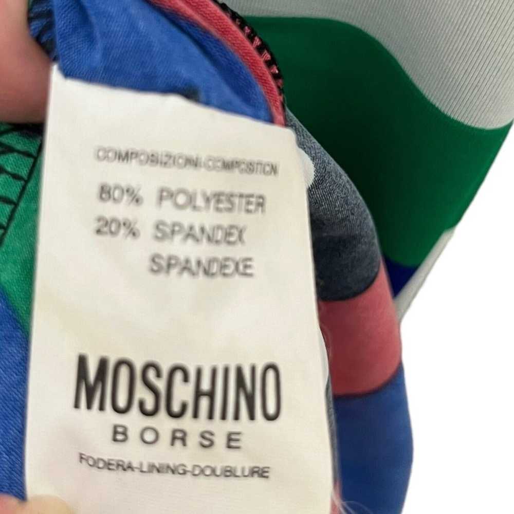 Moschino 1990s 90s Vintage Graphic Logo Print Min… - image 8