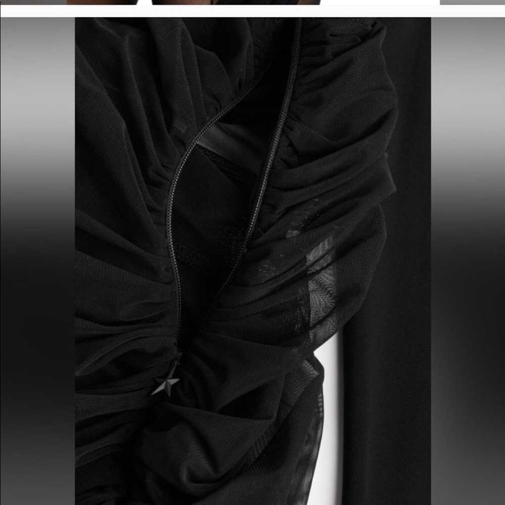 Mugler H&M Knot-Detail One-Shoulder Dress Small - image 5