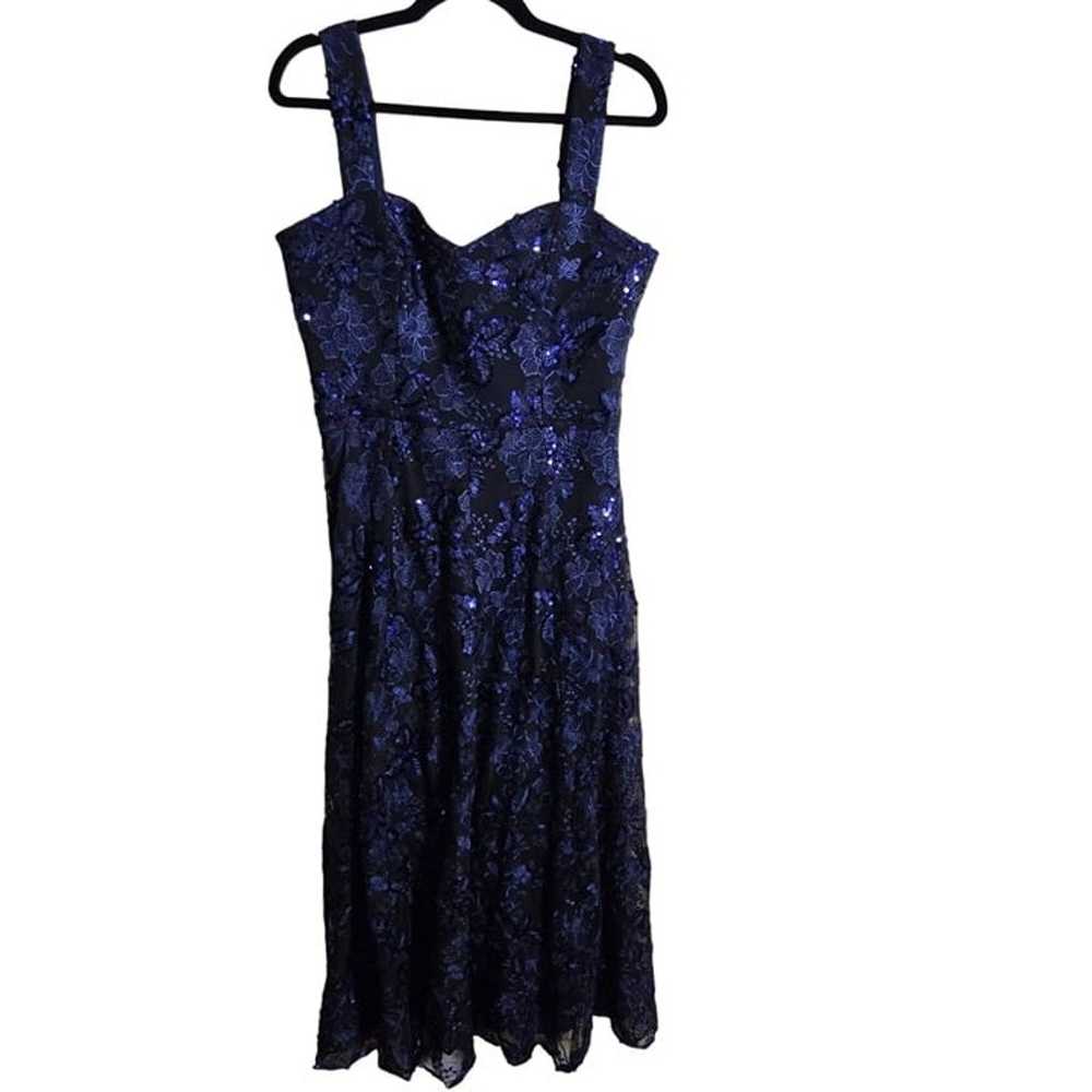Dress The Population Anabel Sequin Embroidered Go… - image 2