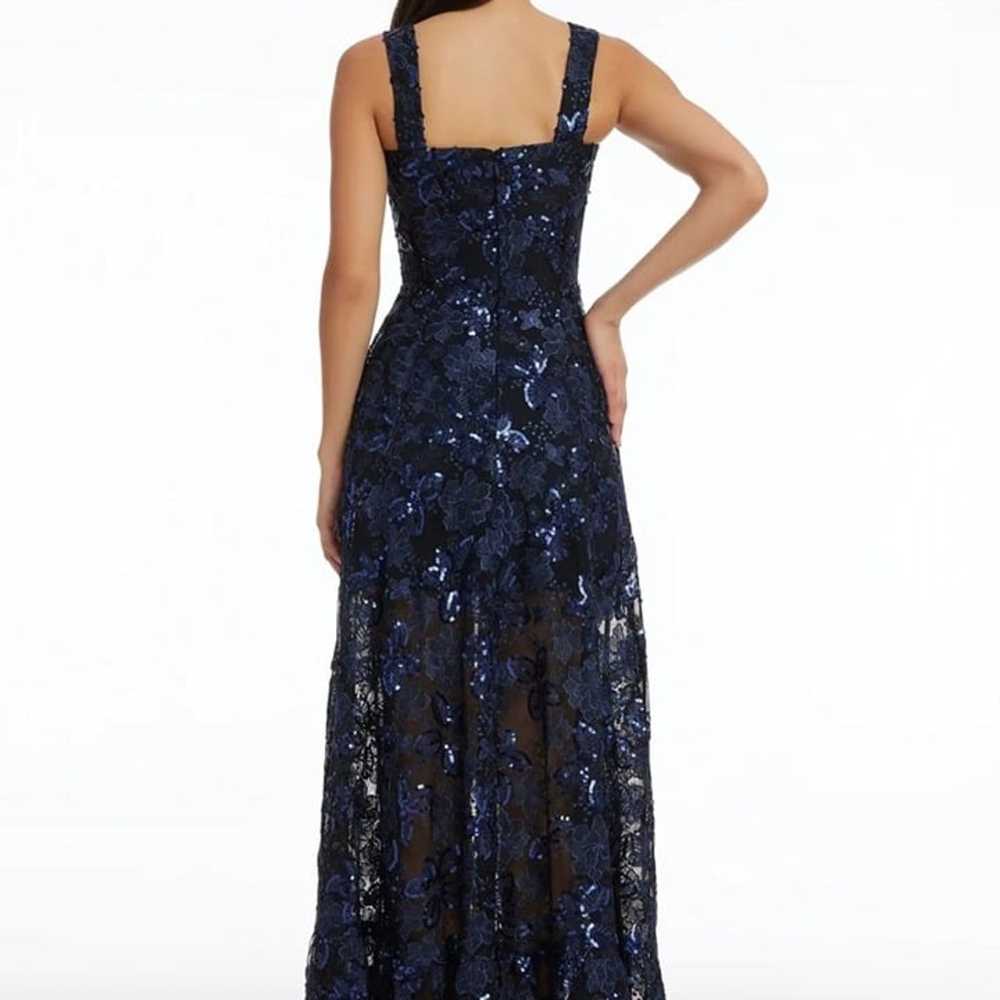 Dress The Population Anabel Sequin Embroidered Go… - image 4