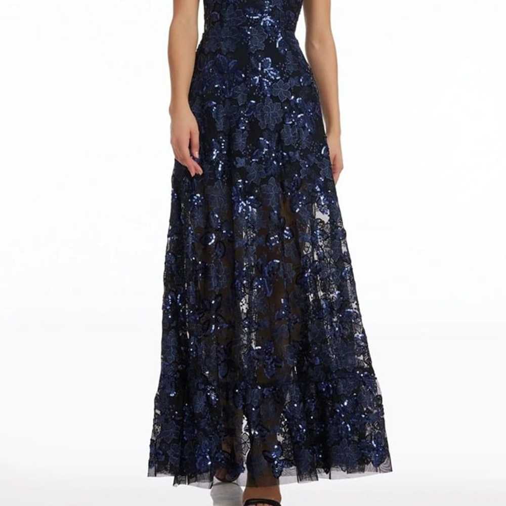 Dress The Population Anabel Sequin Embroidered Go… - image 6