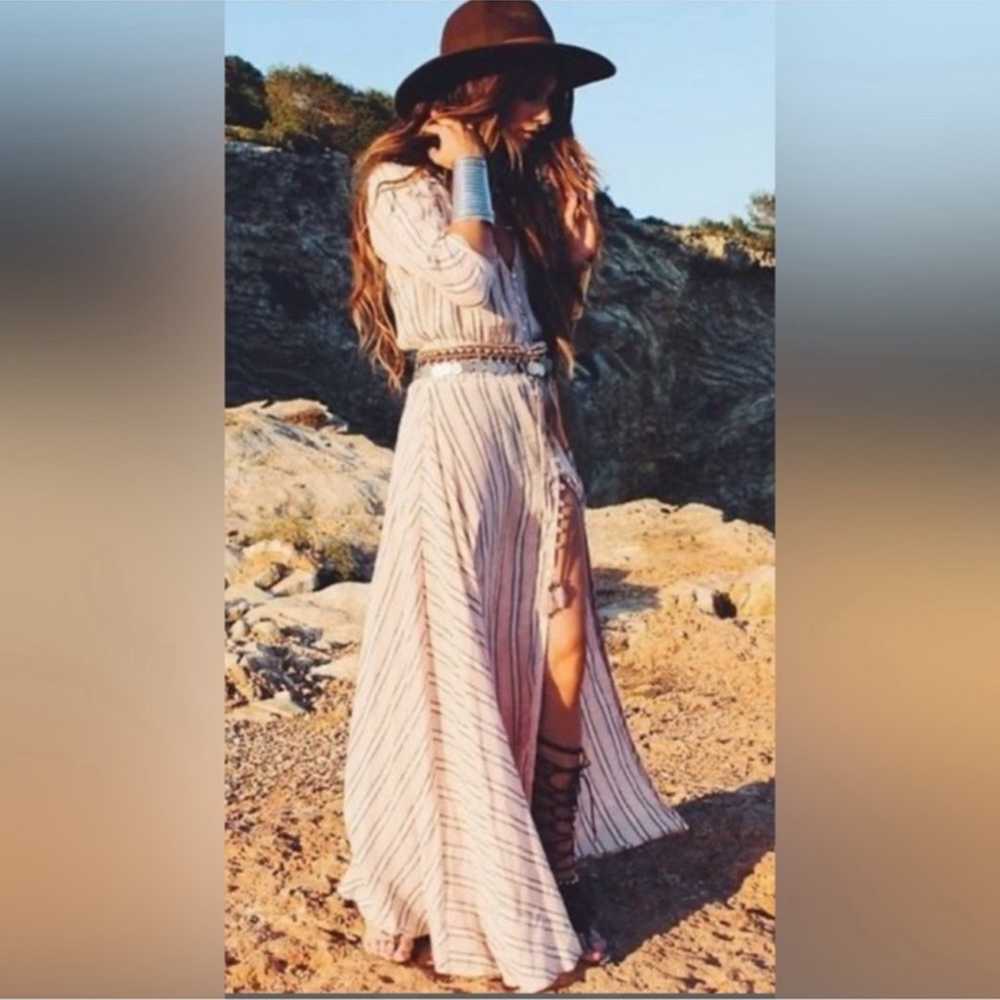 Spell & The Gypsy Island Boho Striped Dress - image 1
