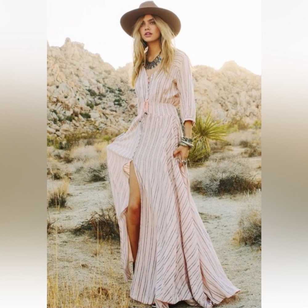 Spell & The Gypsy Island Boho Striped Dress - image 3