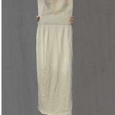 Chic 90s Minimalist Designer Wedding Gown By Patr… - image 1