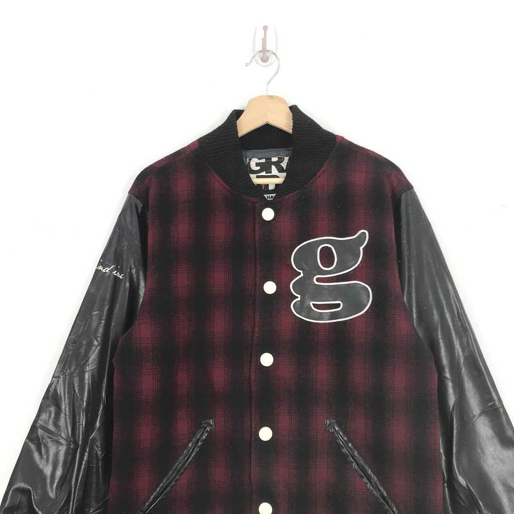 Japanese Brand × Varsity Jacket × Vintage Tartan … - image 3