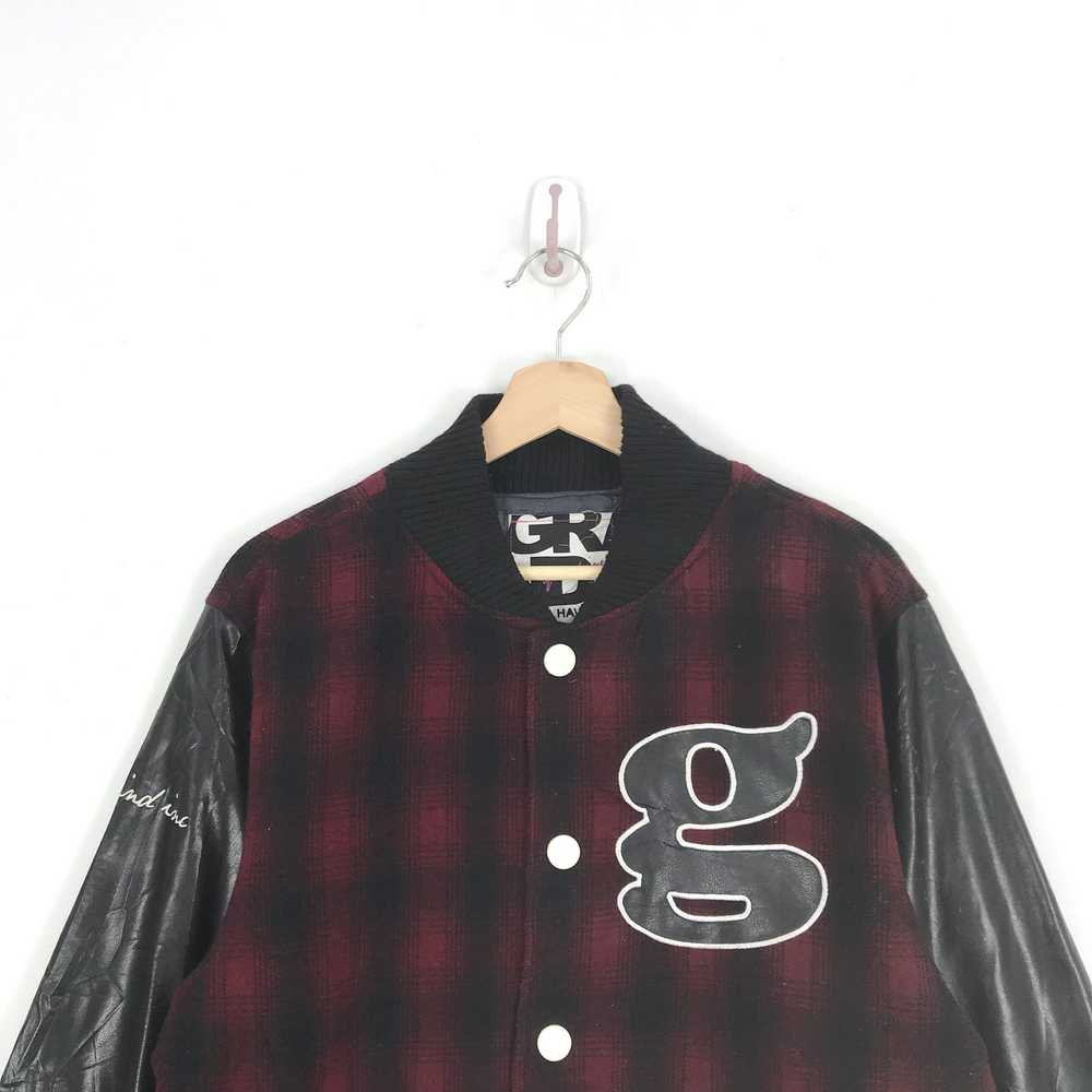 Japanese Brand × Varsity Jacket × Vintage Tartan … - image 4