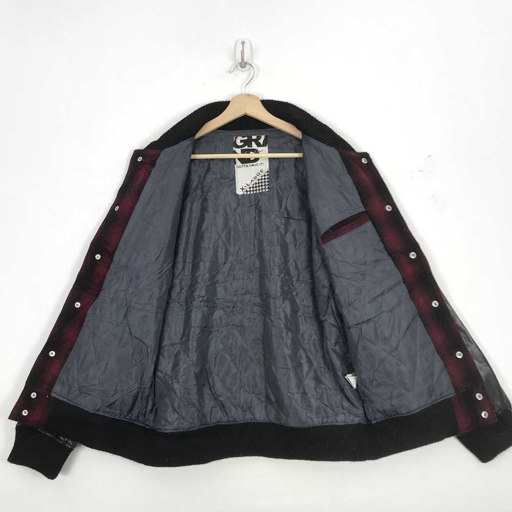 Japanese Brand × Varsity Jacket × Vintage Tartan … - image 5