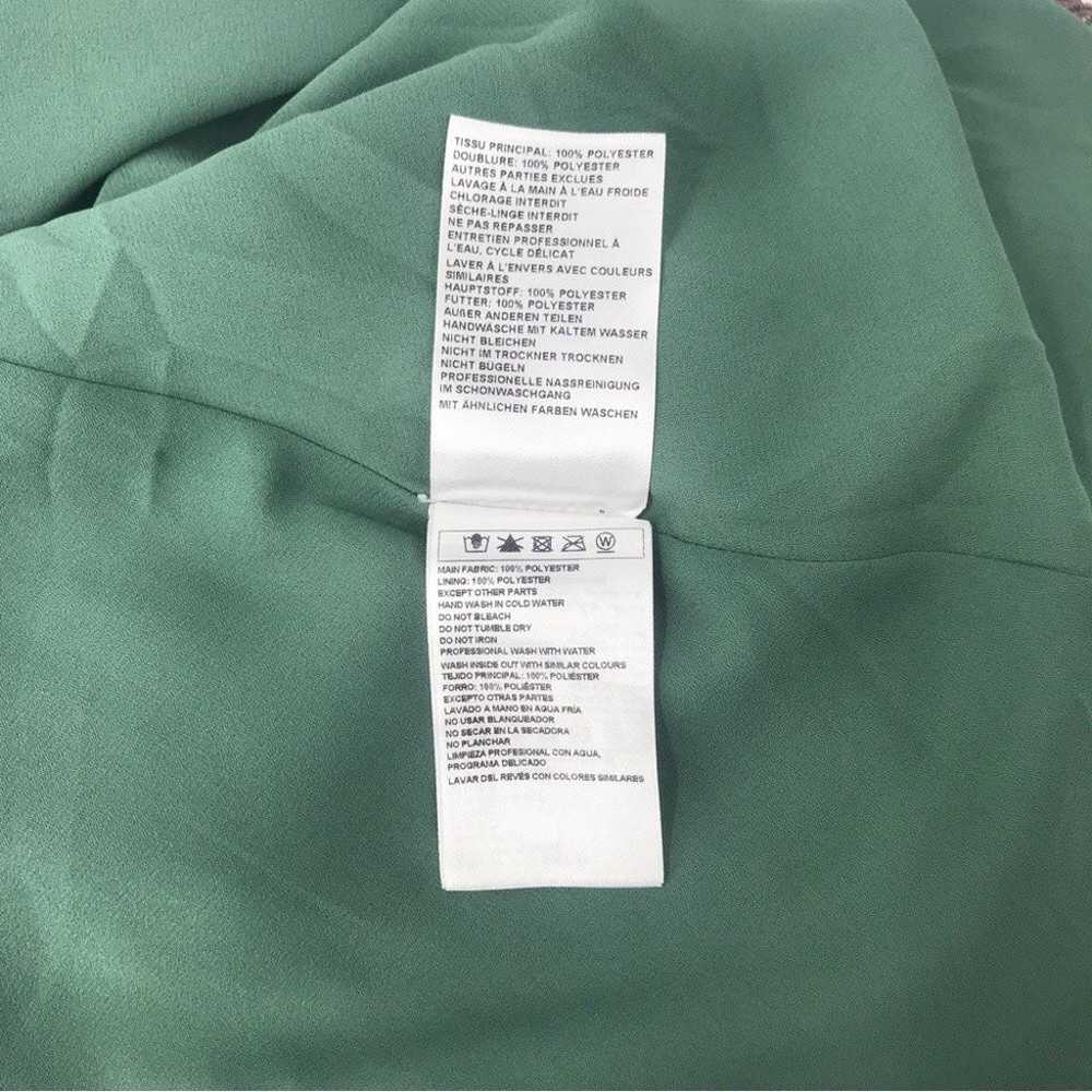 Ba&sh LONG PERLA OPEN BACK DRESS LIGHT GREEN WOME… - image 8