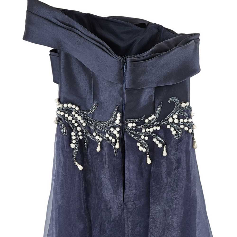 Terani Couture One Shoulder Sleeveless Beaded Wai… - image 12