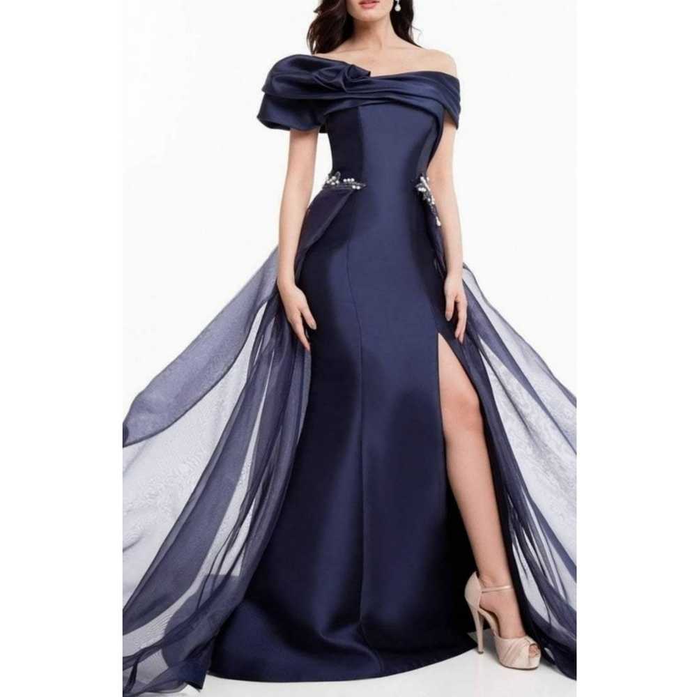 Terani Couture One Shoulder Sleeveless Beaded Wai… - image 1