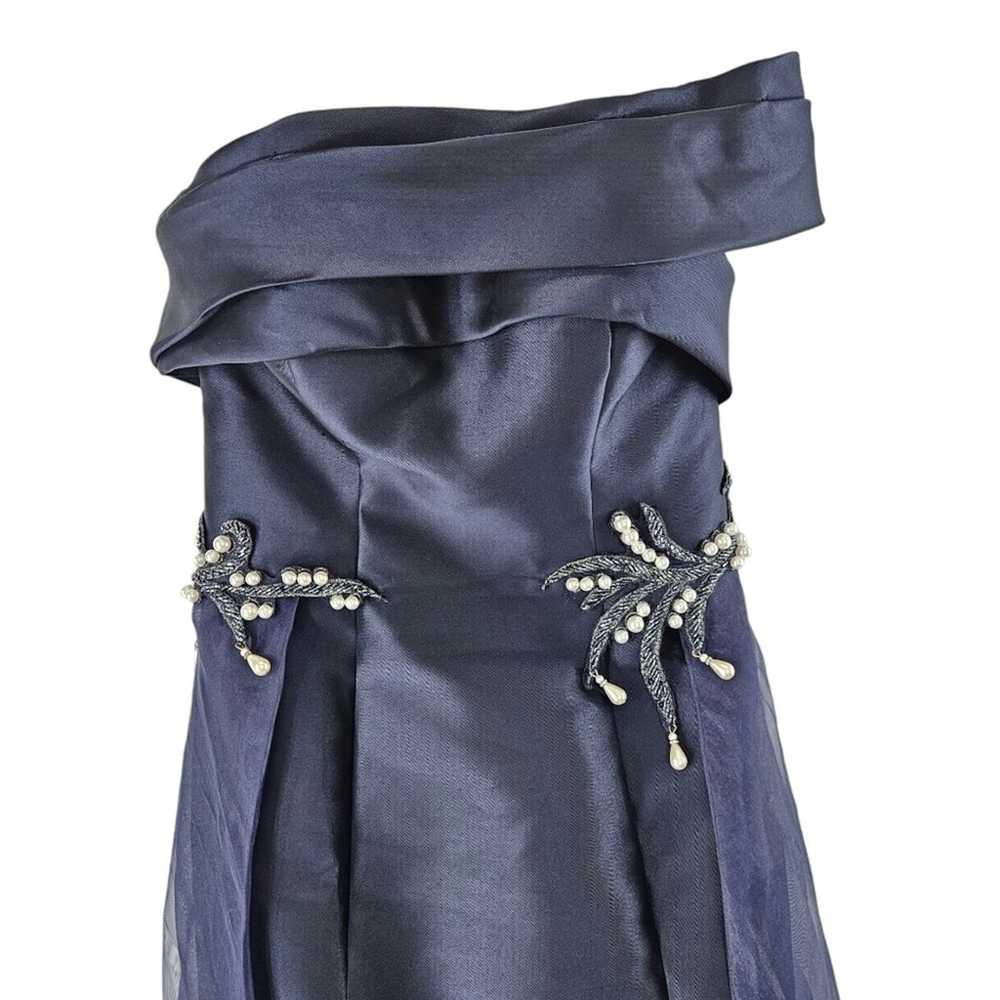Terani Couture One Shoulder Sleeveless Beaded Wai… - image 6