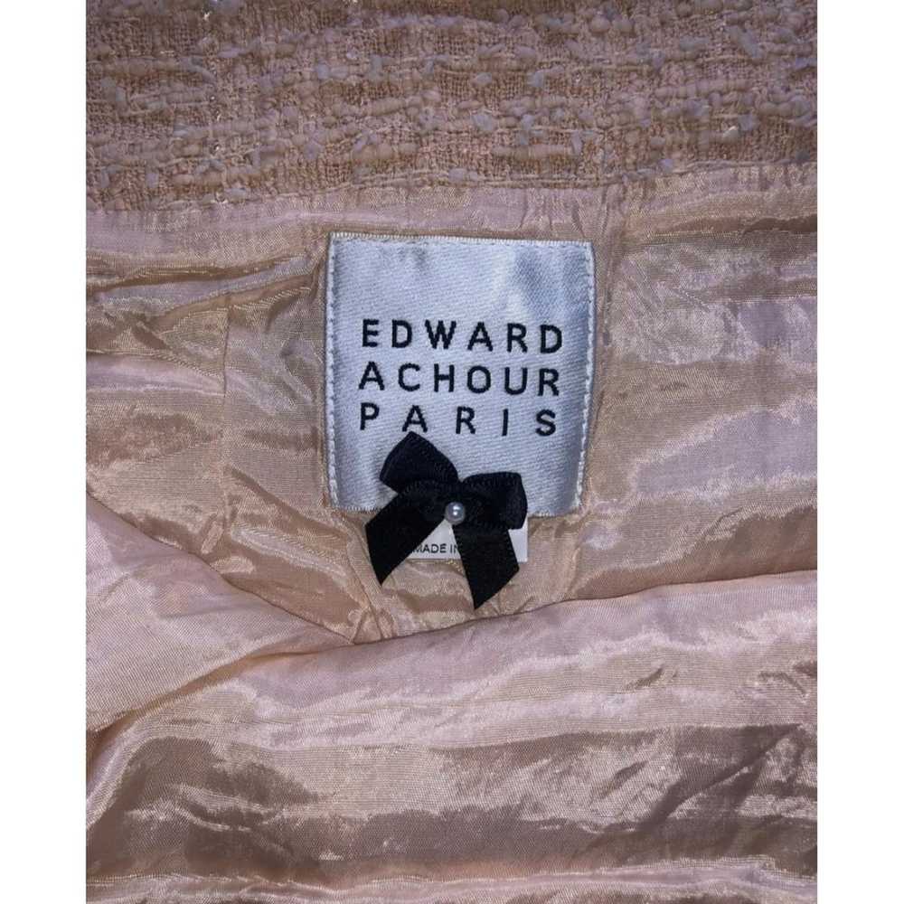 Edward Achour Tweed mini skirt - image 3