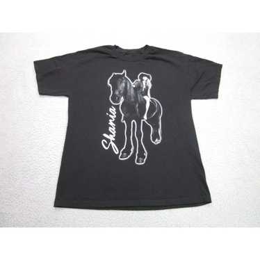 Vintage Shania Twain Shirt Mens L Black Adult Lar… - image 1