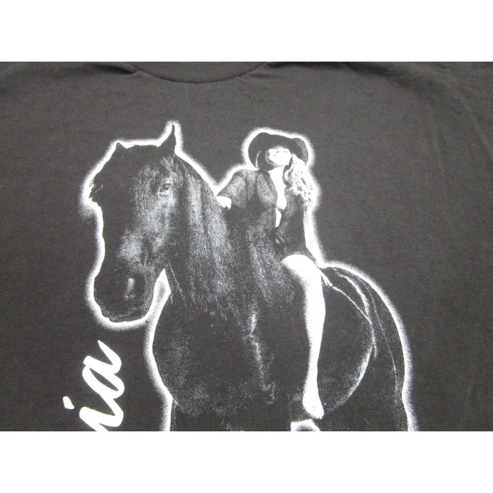 Vintage Shania Twain Shirt Mens L Black Adult Lar… - image 3